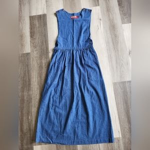Vintage American Eagle Denim Jumper Dress